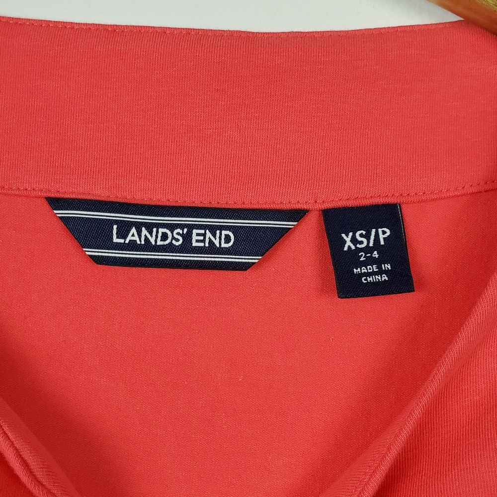 Lands End pink shift dress, short sleeved XSP - Picture 3 of 5